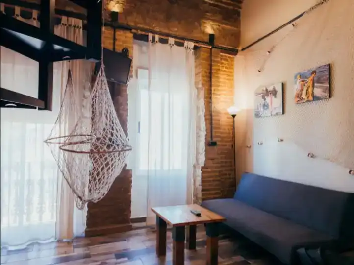 Sala de estar de Piso en venta en  Valencia Capital con Aire acondicionado y Balcón