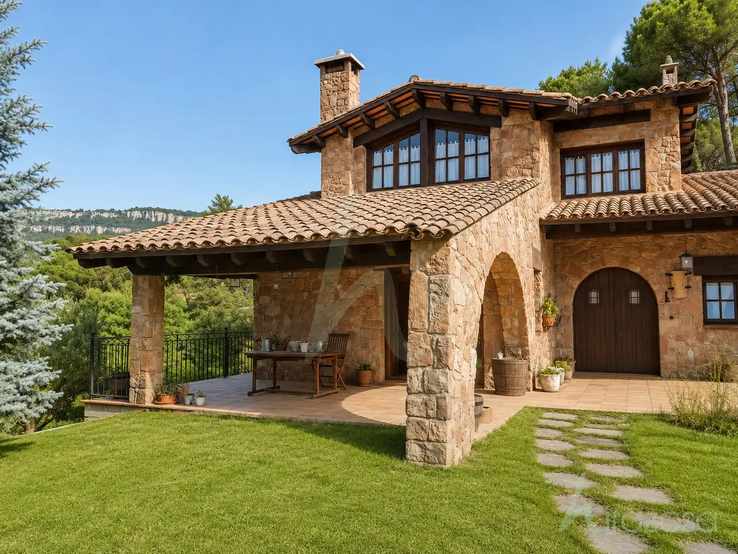 Vista exterior de Casa o chalet en venta en Aiguafreda con Aire acondicionado, Calefacción y Terraza