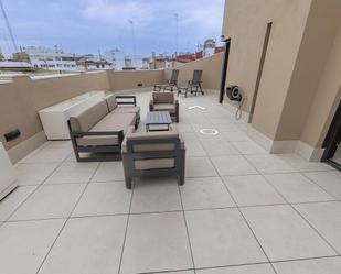 Terrace of Attic to rent in  Valencia Capital  with Air Conditioner and Balcony