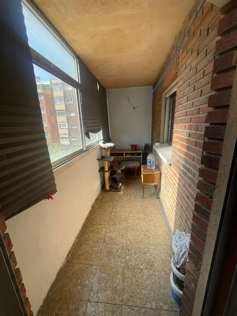 Balcony of Flat for rent in Valladolid  with Heating and Furnished