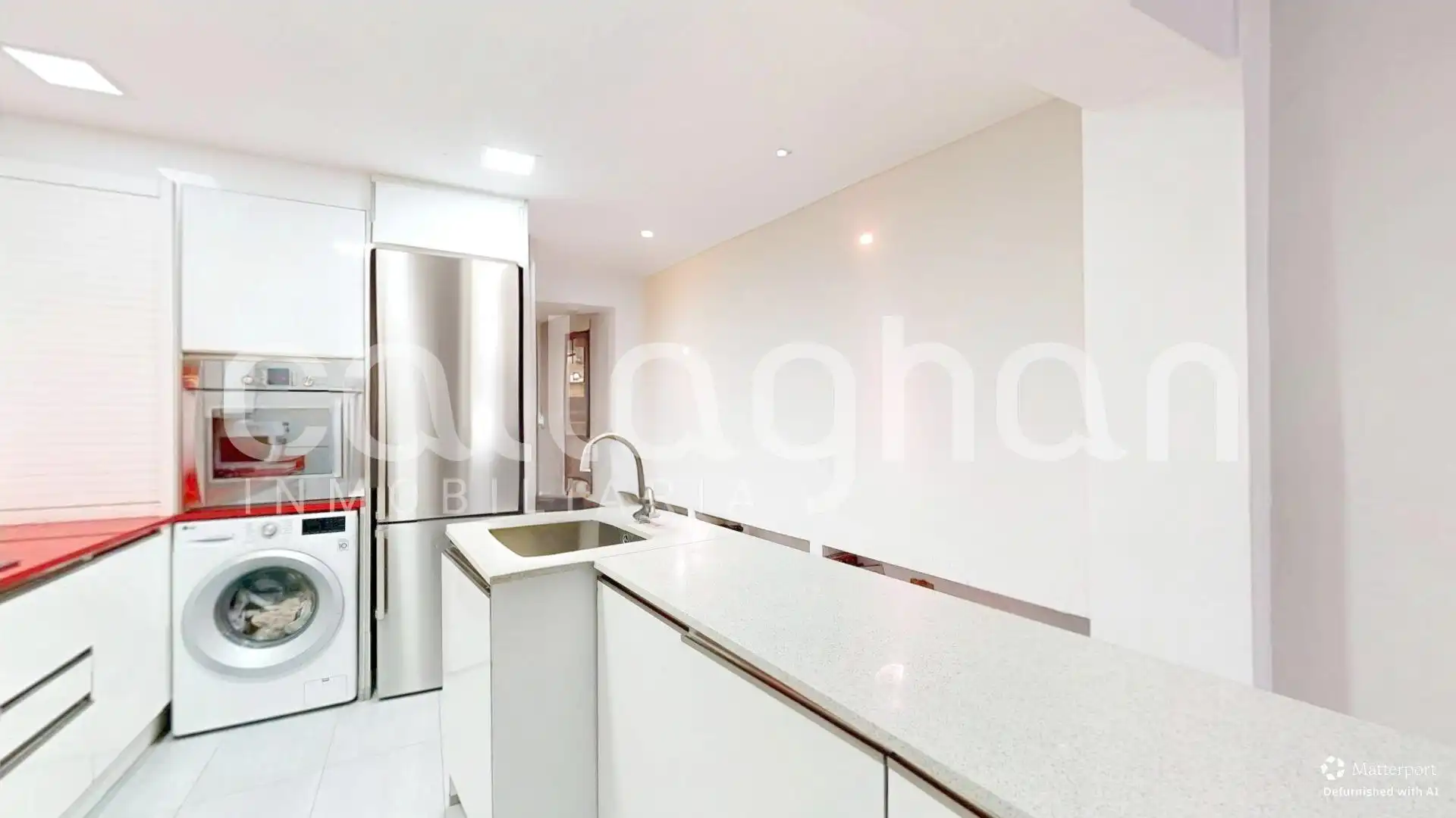 Kitchen of Flat for sale in Valencia  with Air Conditioner, Heating and Furnished