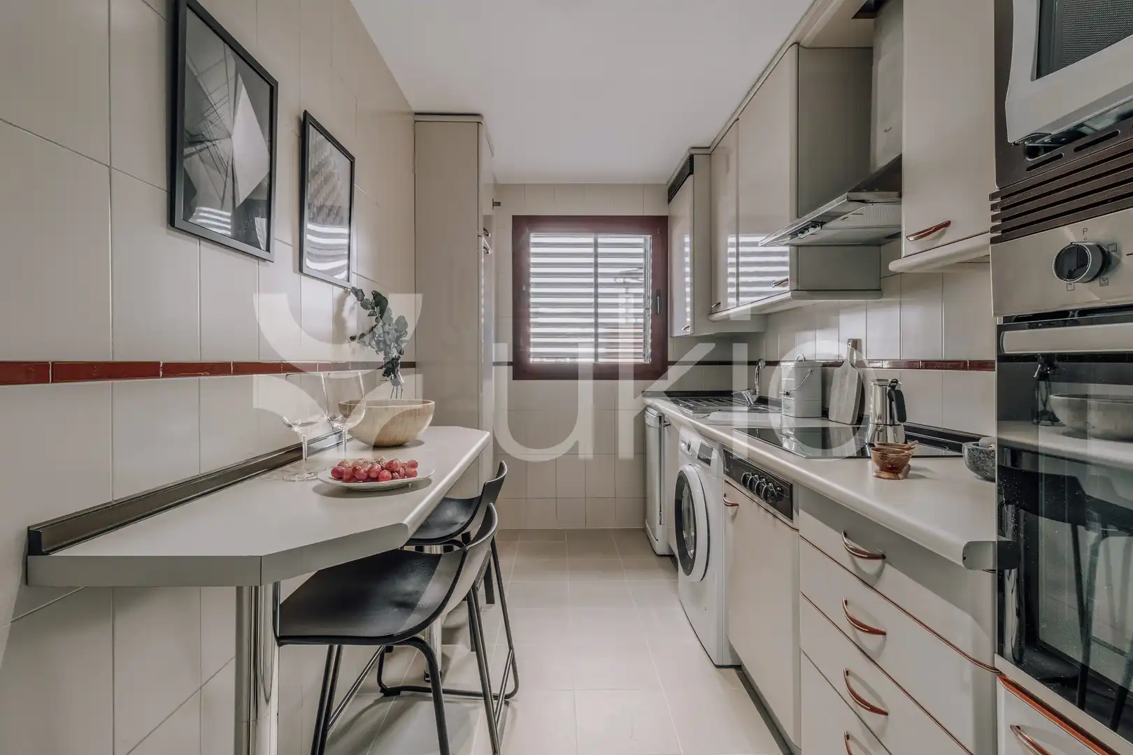 Kitchen of Apartments for rent in Madrid  with Air Conditioner, Heating and Furnished