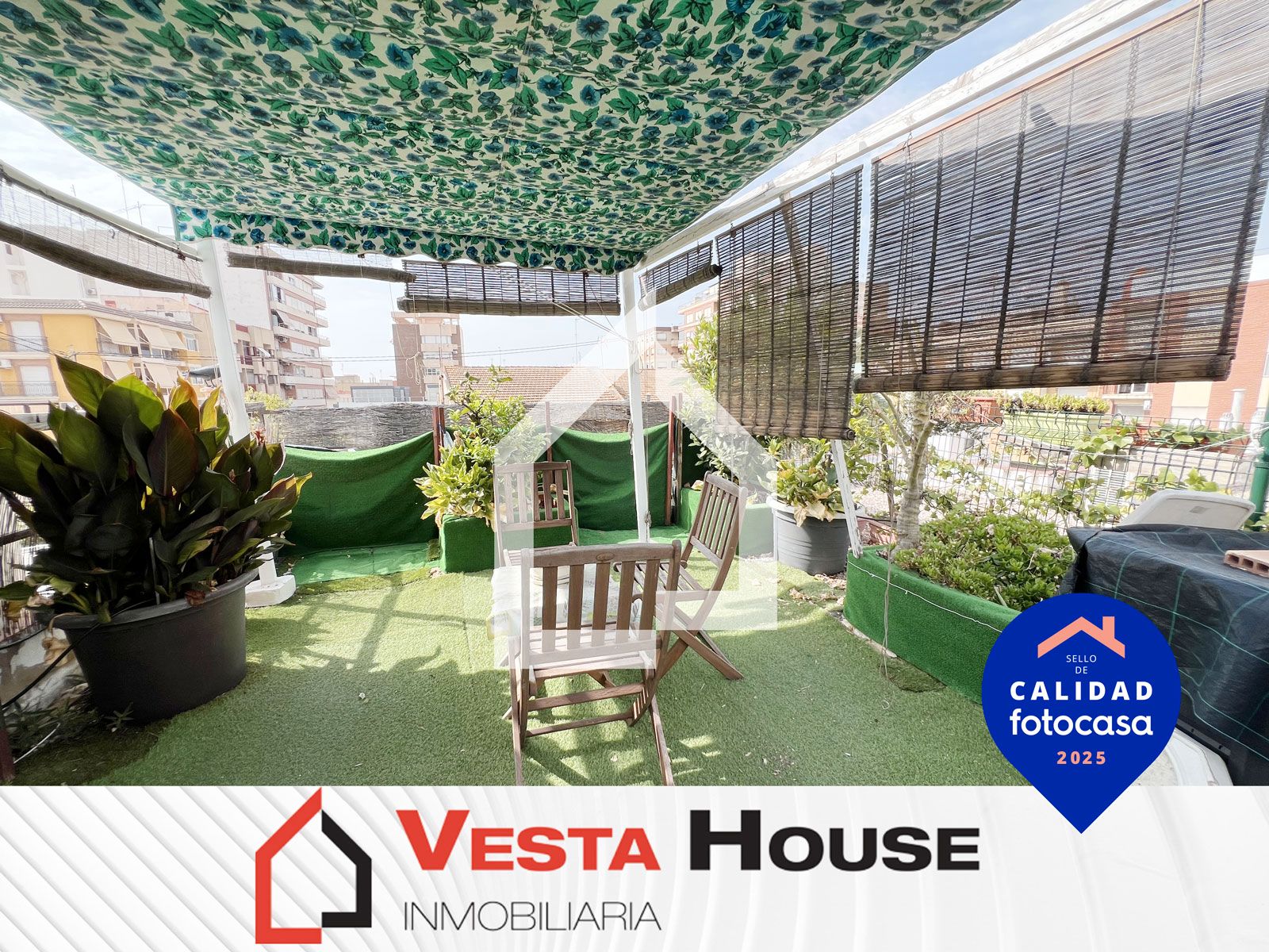 Terrace of Single-family semi-detached for sale in San Vicente del Raspeig / Sant Vicent del Raspeig  with Air Conditioner, Parquet flooring and Terrace