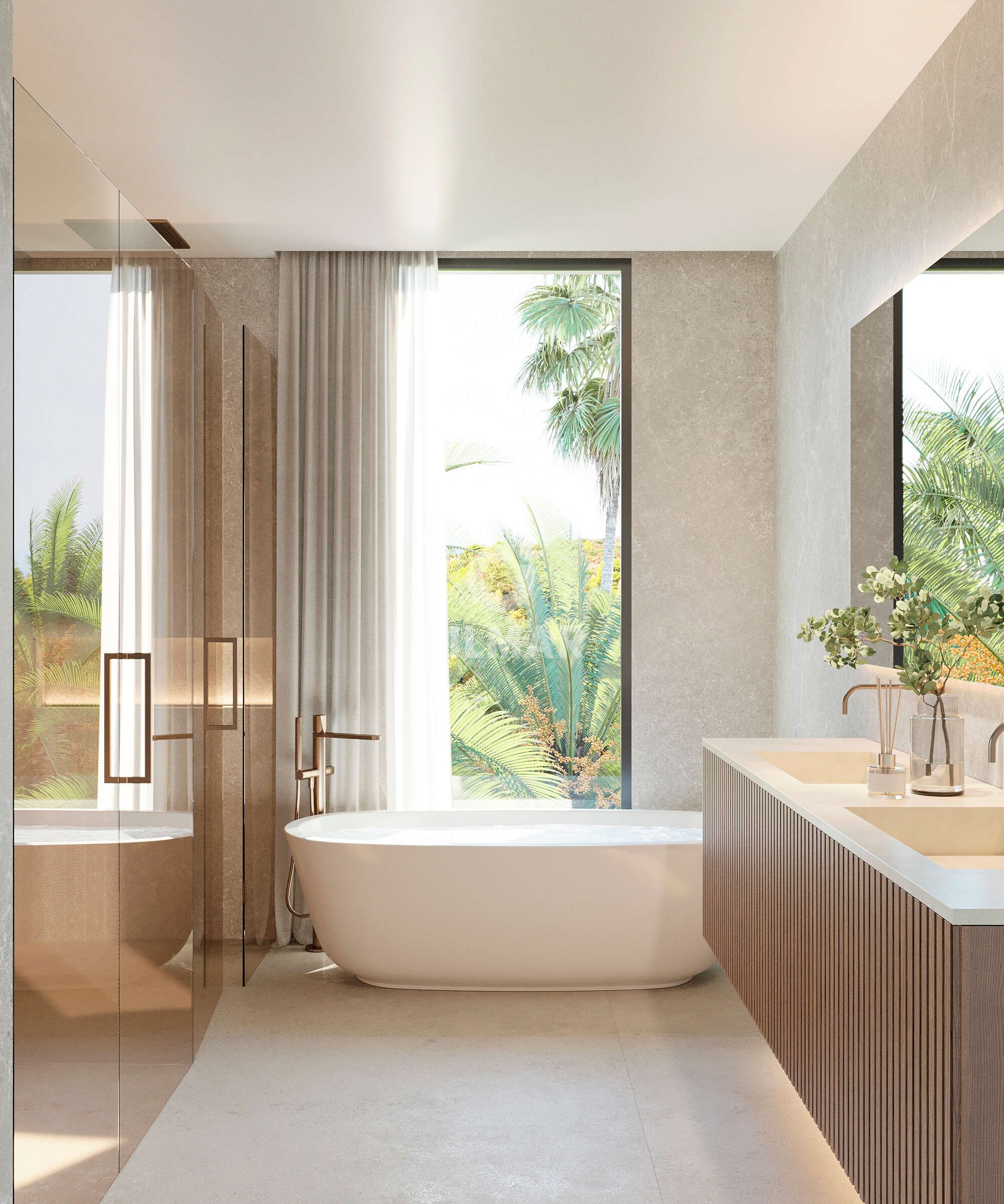 Bathroom of House or chalet for sale in Marbella  with Heating, Private garden and Swimming Pool