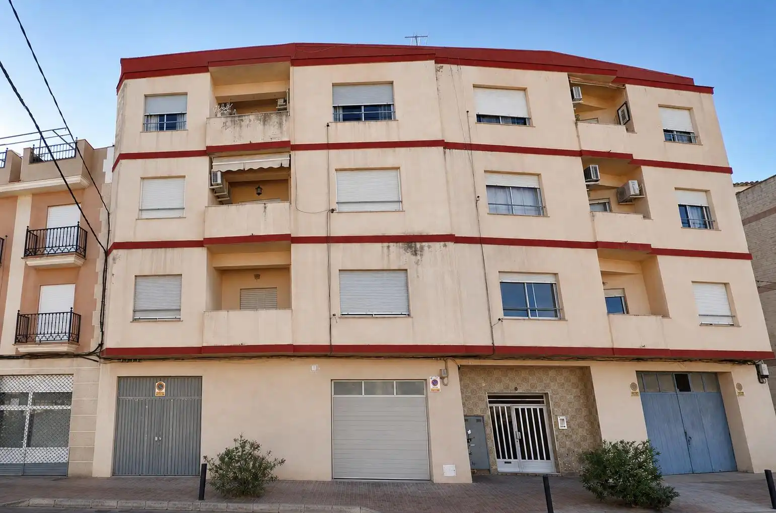 Exterior view of Flat for sale in Enguera  with Air Conditioner, Heating and Terrace