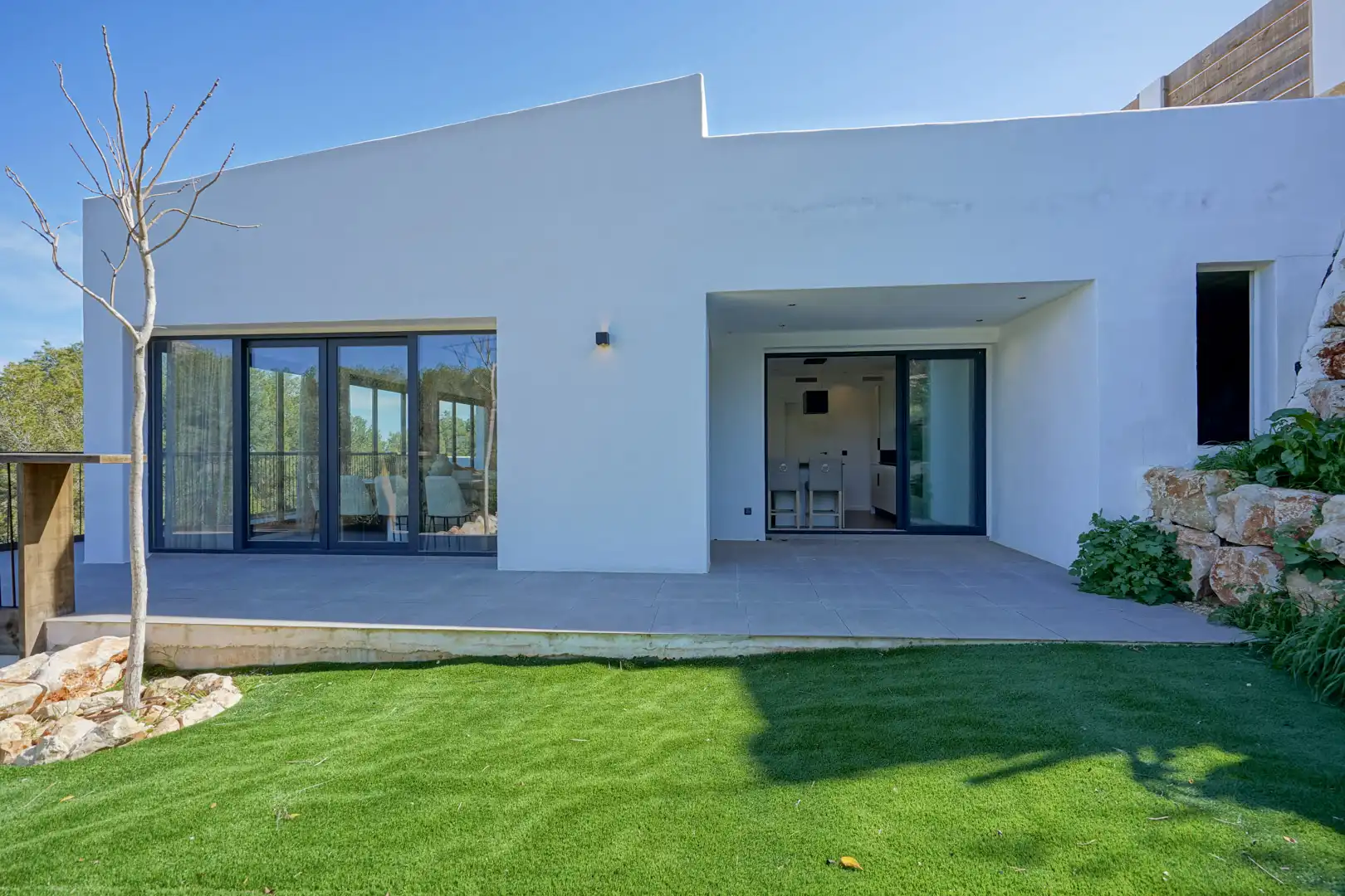 Vista exterior de Casa o xalet en venda en Jávea / Xàbia amb Calefacció i Piscina