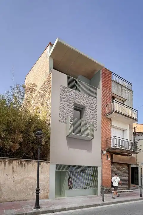 Terrasse von Einfamilien-Reihenhaus zum Verkauf in Sant Celoni