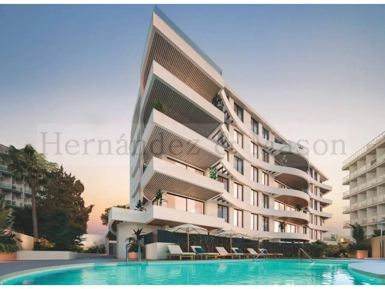 Penthouse mit Pool zum Verkauf in Torrequebrada