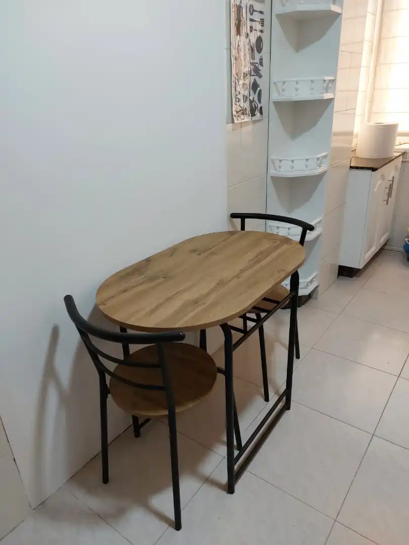 Dining room of Flat for rent in Santiago de Compostela   with Heating, Furnished and Oven