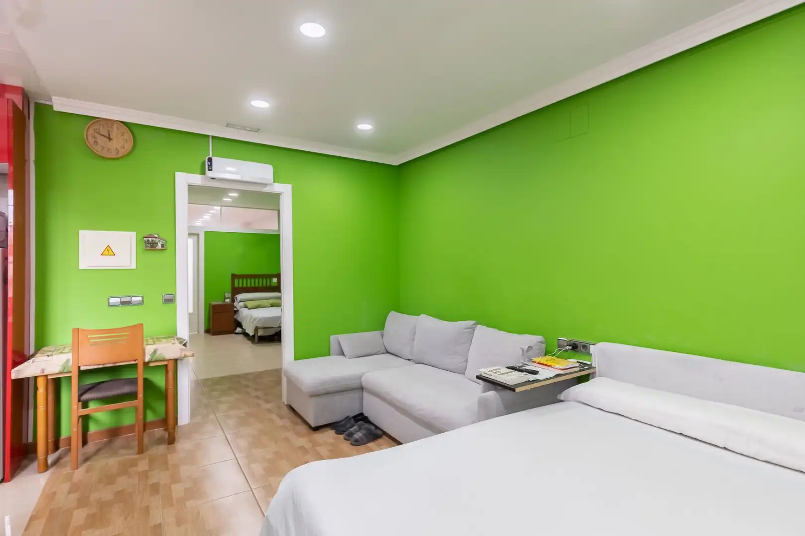 Sala d'estar de Apartament en venda en Santa Coloma de Gramenet amb Aire condicionat, Calefacció i Traster