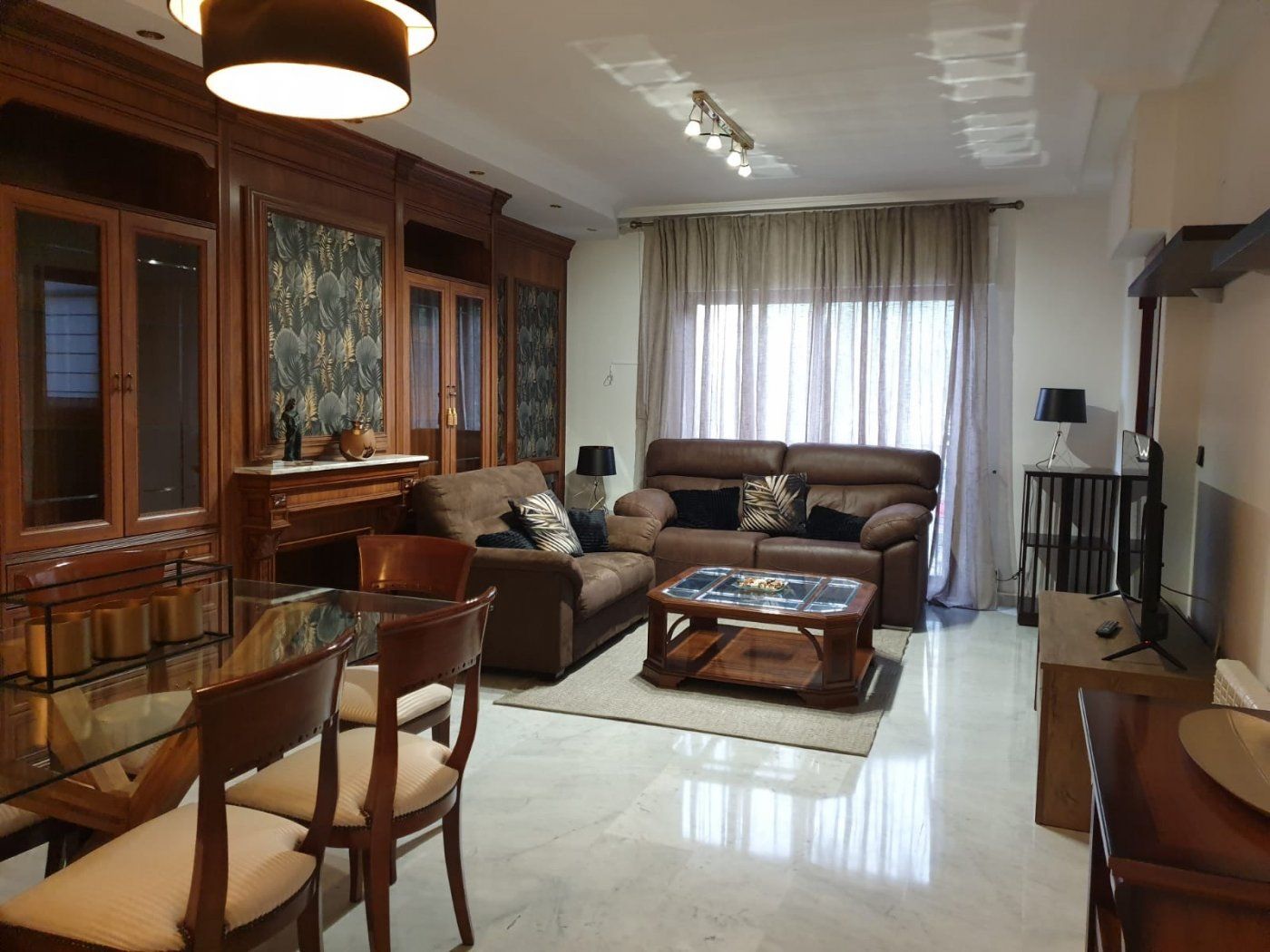 Sala d'estar de Pis de lloguer en Cartagena amb Aire condicionat, Calefacció i Moblat