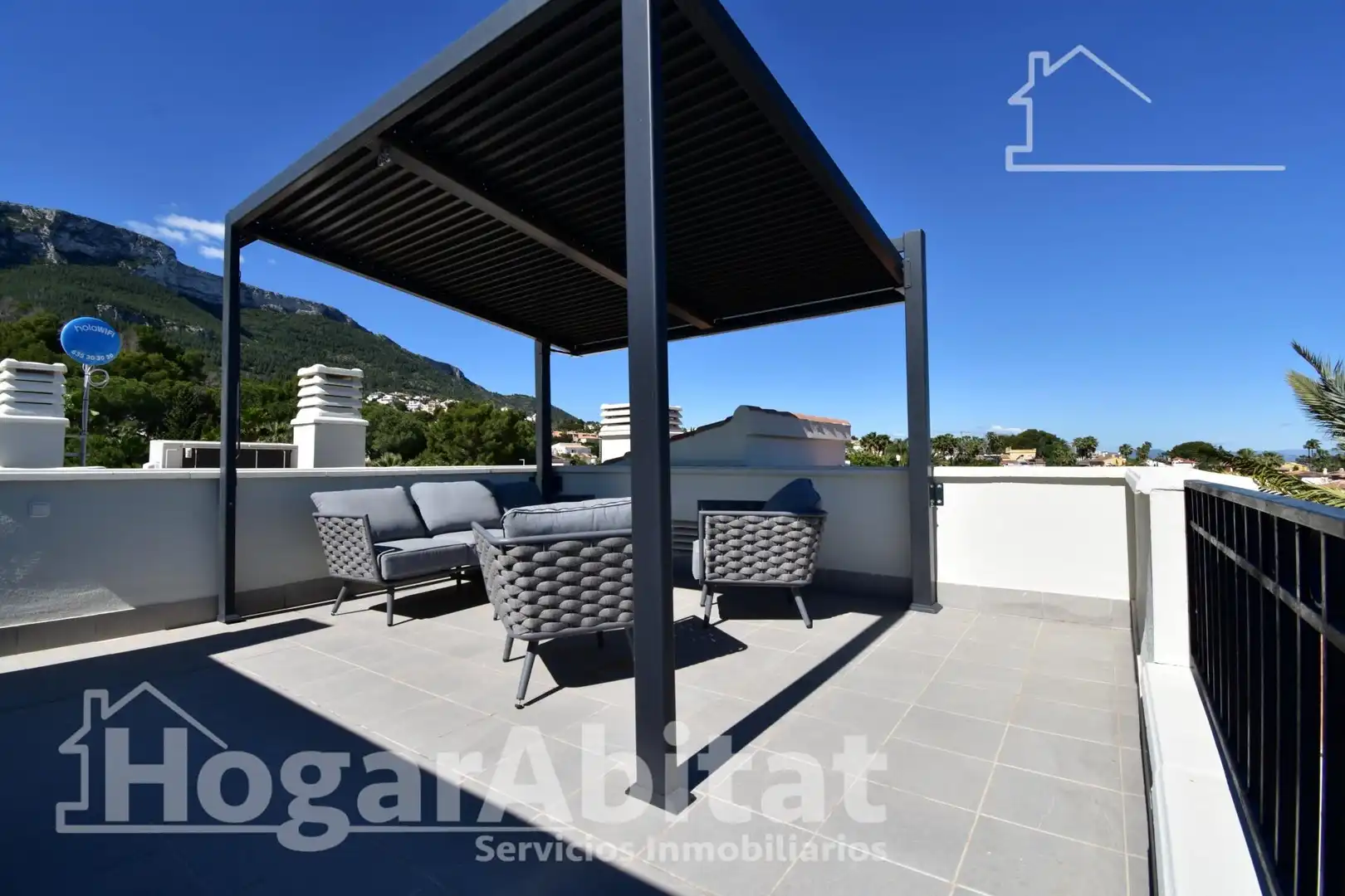 Terrasse von Dachboden zum Verkauf in Dénia mit Terrasse, Alarm und Gemeinschaftspool