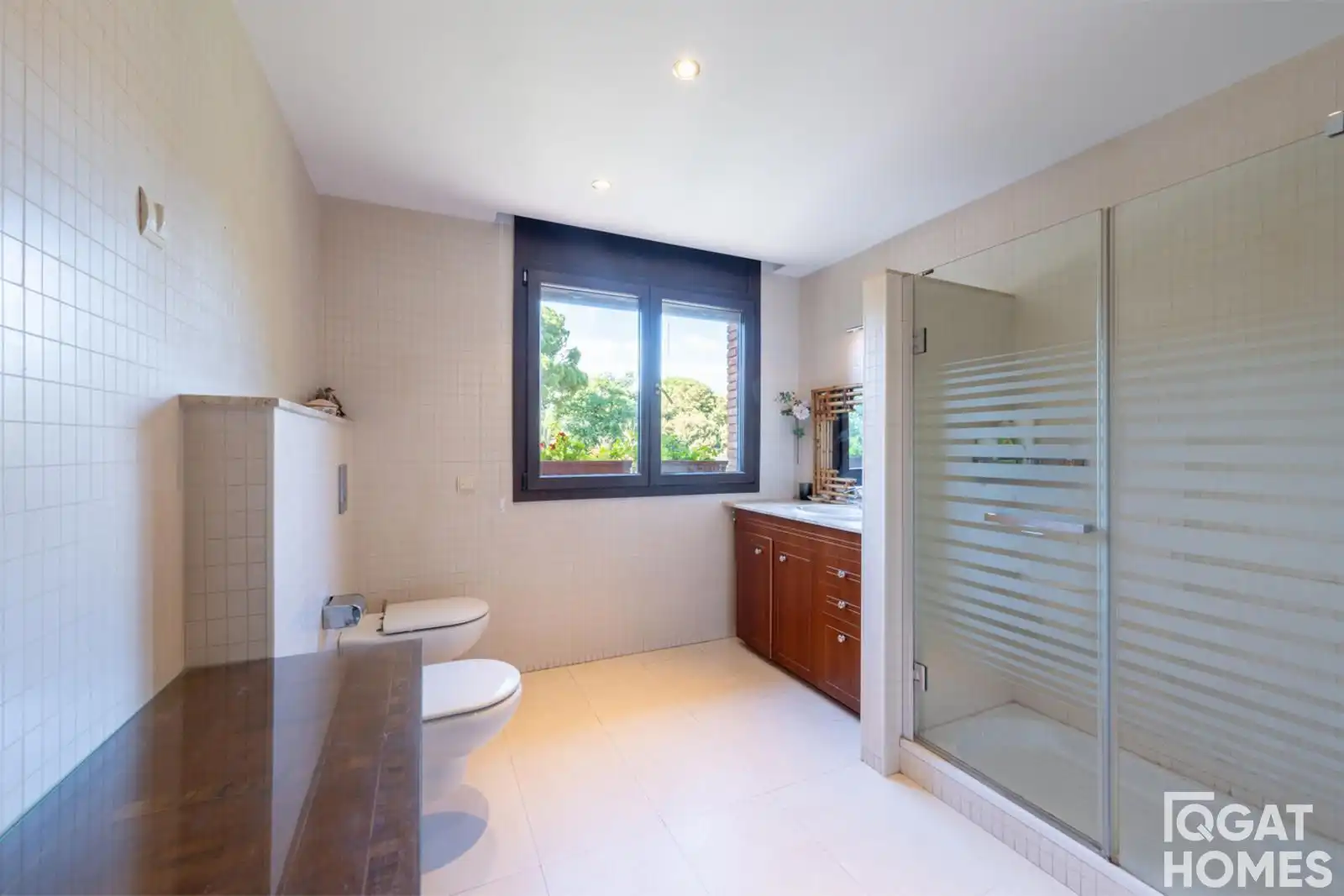 Baño de Casa o chalet de alquiler en Sant Cugat del Vallès con Aire acondicionado, Calefacción y Jardín privado