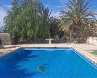 Piscina de Casa o xalet en venda en Elche / Elx amb Aire condicionat, Calefacció i Jardí privat