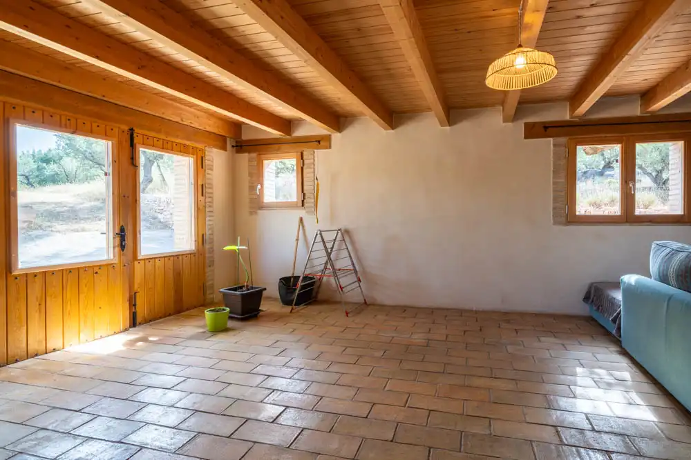 Finca rústica en venta en Aldover con Jardín privado, Terraza y Amueblado