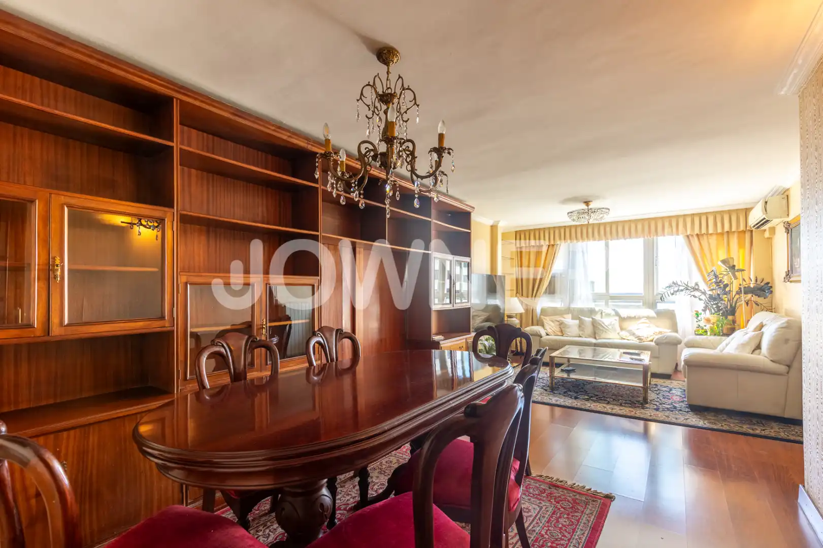 Dining room of Flat for rent in Madrid  with Air Conditioner, Heating and Furnished