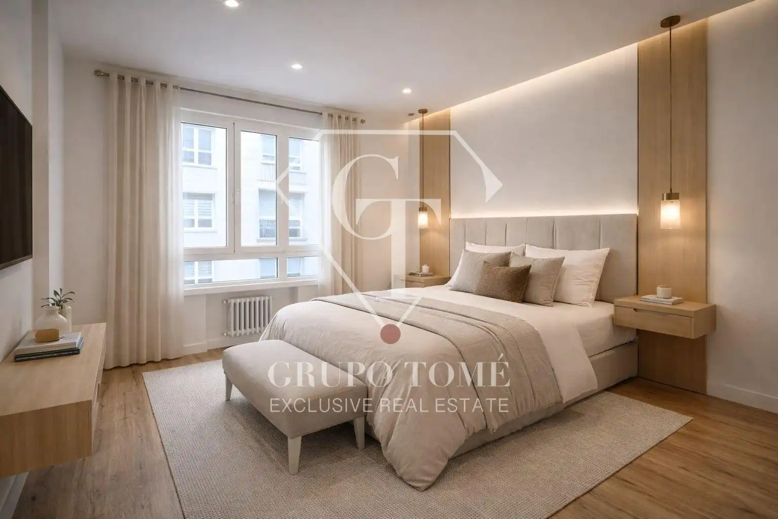 Schlafzimmer von Wohnung zum Verkauf in Donostia - San Sebastián  mit Heizung und Terrasse