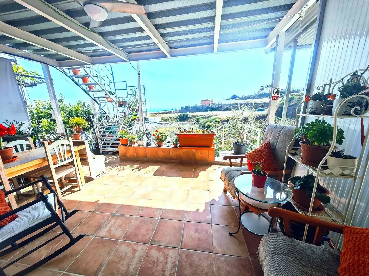 Terrassa de Finca rústica en venda en Algarrobo