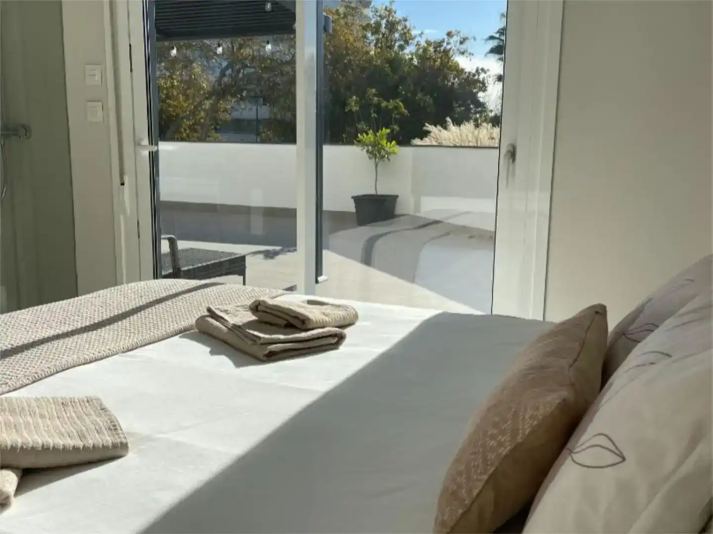 Terraza de Piso en venta en Marbella con Aire acondicionado, Jardín privado y Trastero