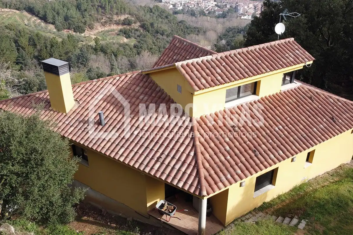 Vista exterior de Casa o chalet en venta en Arbúcies con Calefacción, Jardín privado y Terraza