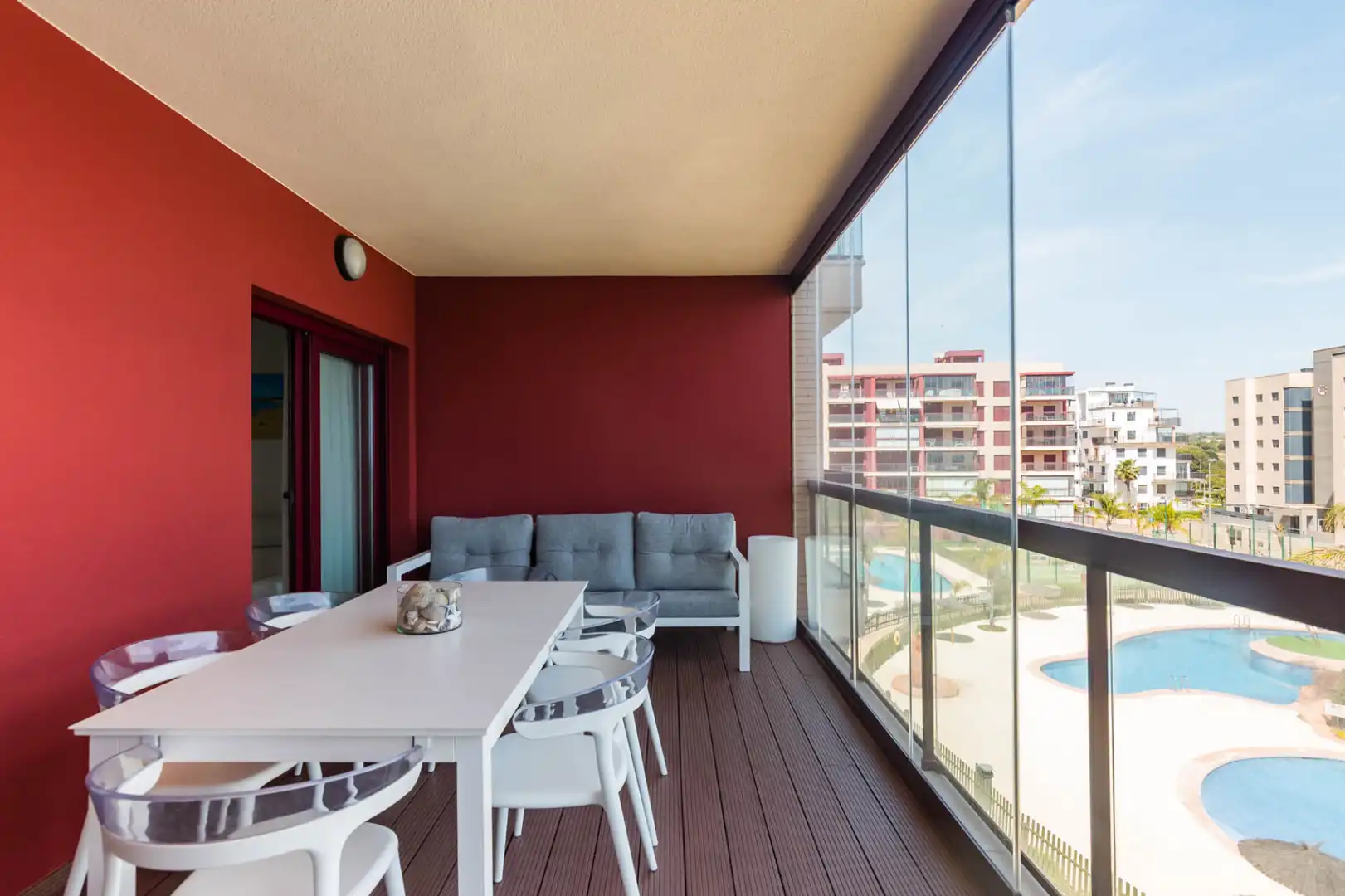 Terraza de Piso en venta en Pilar de la Horadada con Aire acondicionado, Calefacción y Jardín privado
