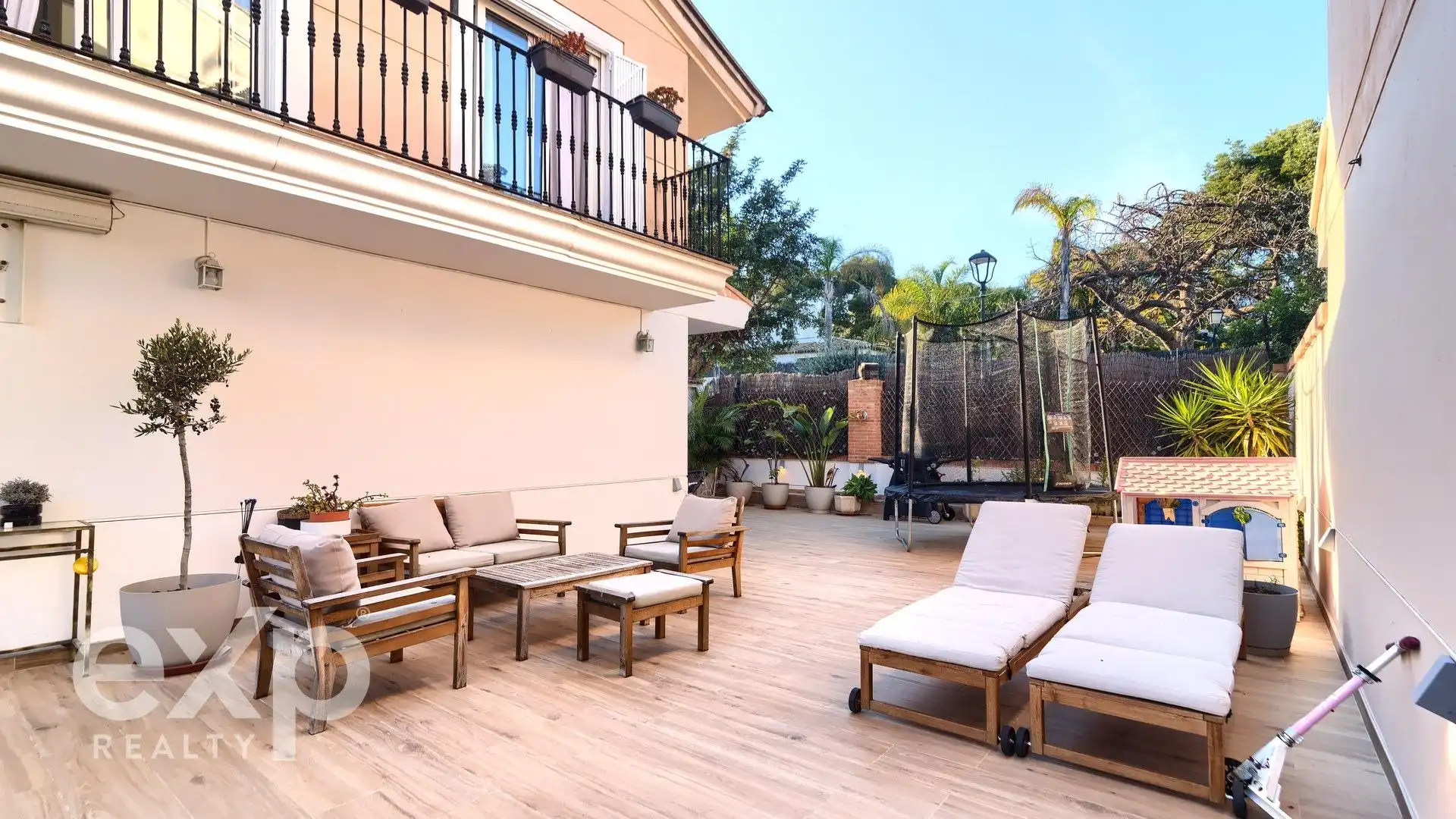 Terraza de Casa o chalet en venta en Godella con Aire acondicionado, Calefacción y Jardín privado