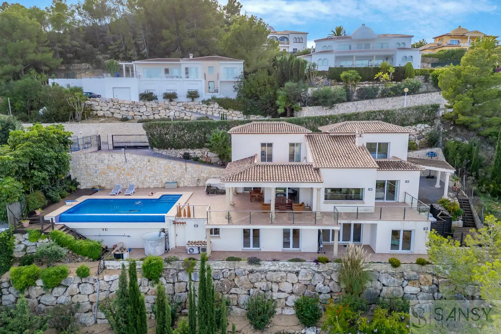 Vista exterior de Casa o chalet en venta en Jávea / Xàbia con Aire acondicionado, Calefacción y Piscina