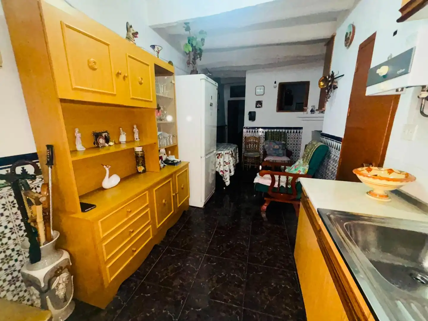 Cocina de Finca rústica en venta en Capileira