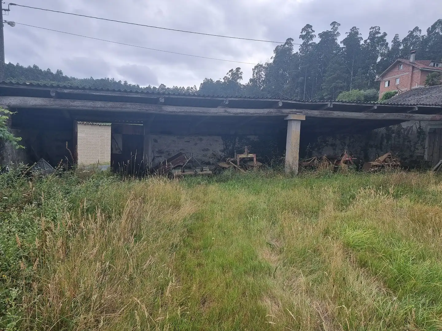 Vista exterior de Casa o xalet en venda en Boqueixón amb Jardí privat, Traster i Balcó