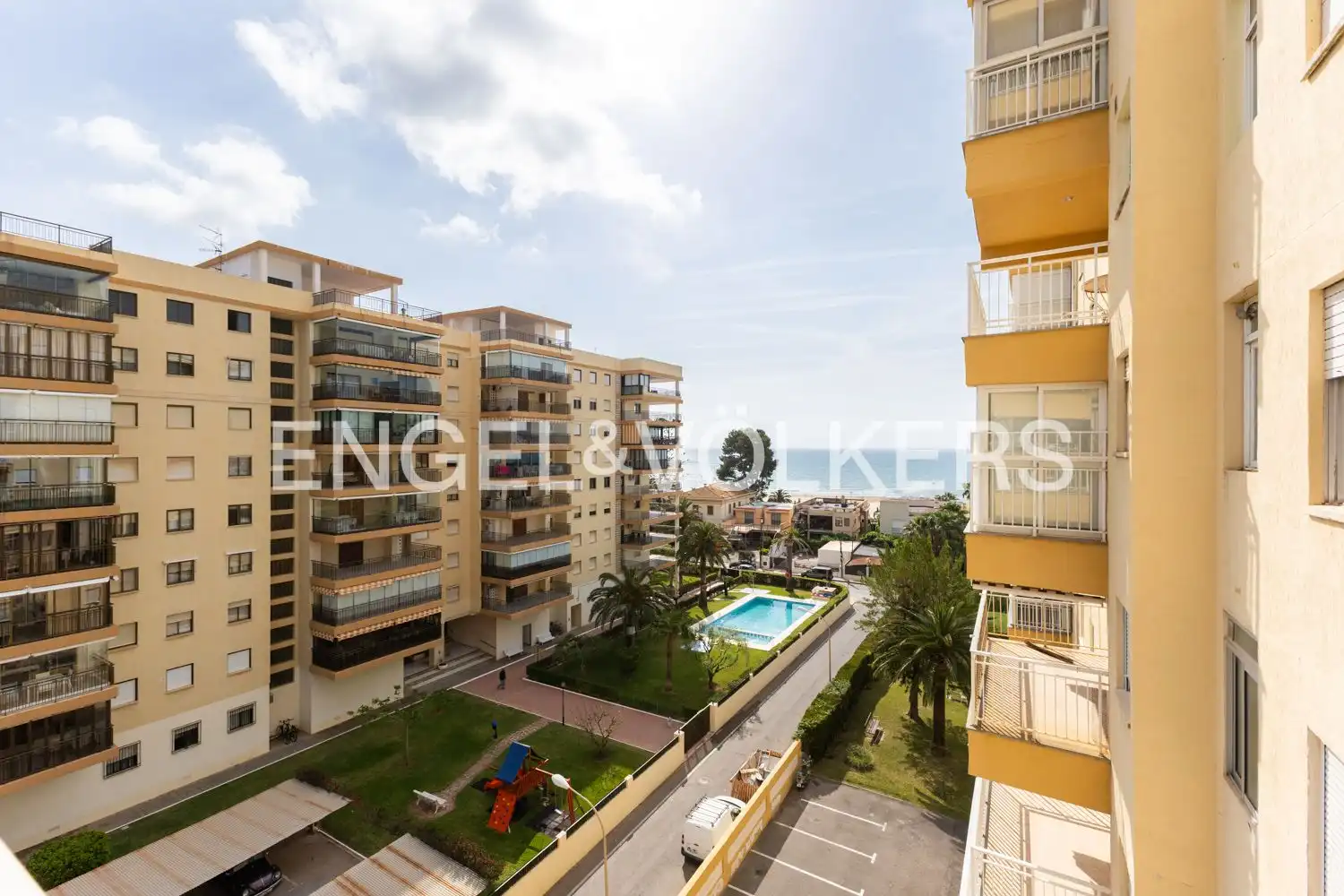 Exterior view of Flat for sale in Benicasim / Benicàssim  with Heating, Private garden and Terrace