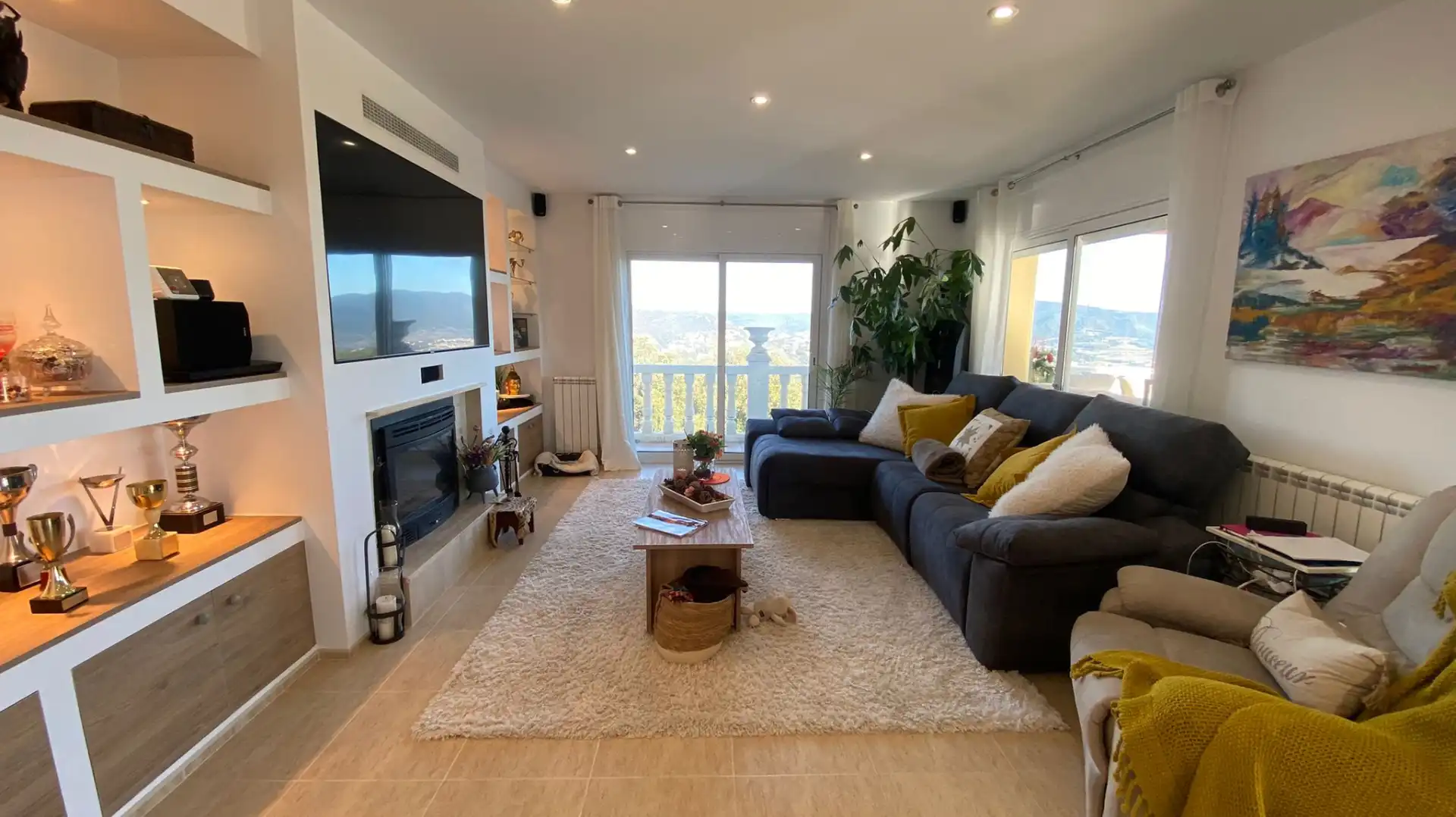 Sala d'estar de Casa o xalet en venda en Castell d'Aro, Platja d'Aro i s'Agaró amb Jardí privat, Piscina i Moblat