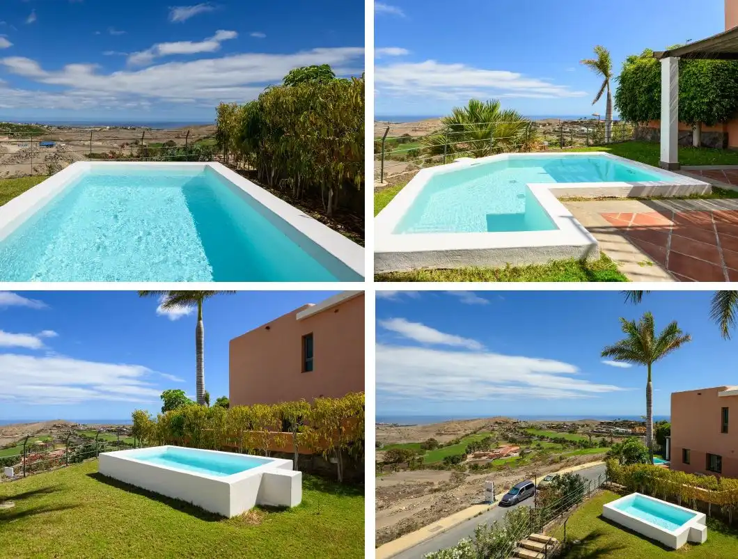Vista exterior de Edifici en venda en San Bartolomé de Tirajana amb Piscina comunitària