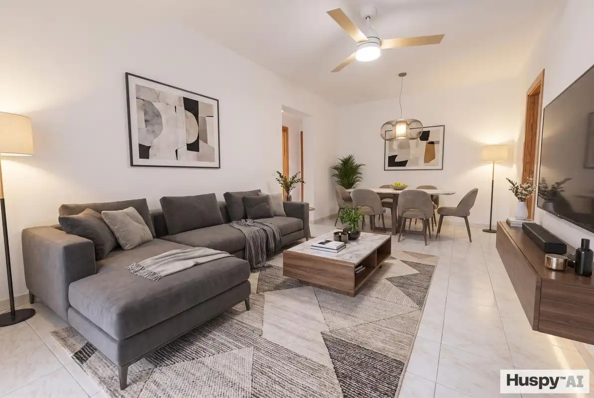 Sala d'estar de Pis en venda en Santa Eulària des Riu amb Aire condicionat i Calefacció