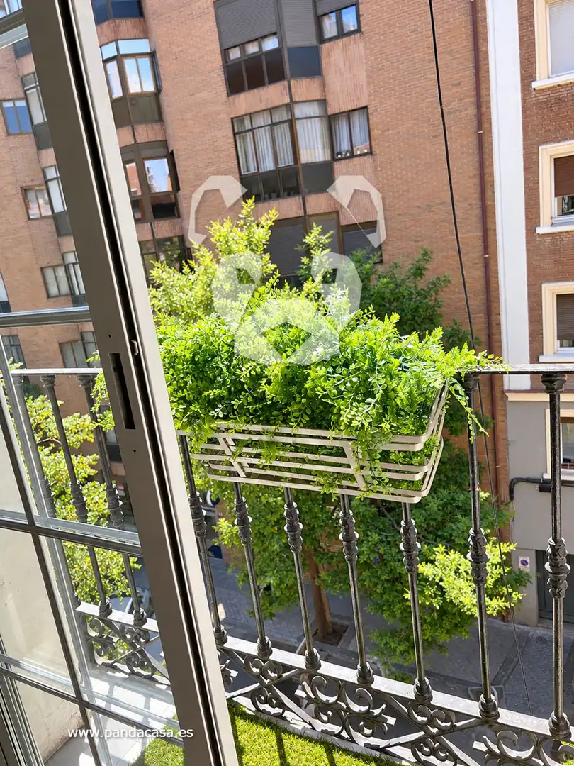 Terraza de Piso de alquiler en Madrid con Aire acondicionado, Calefacción y Parquet