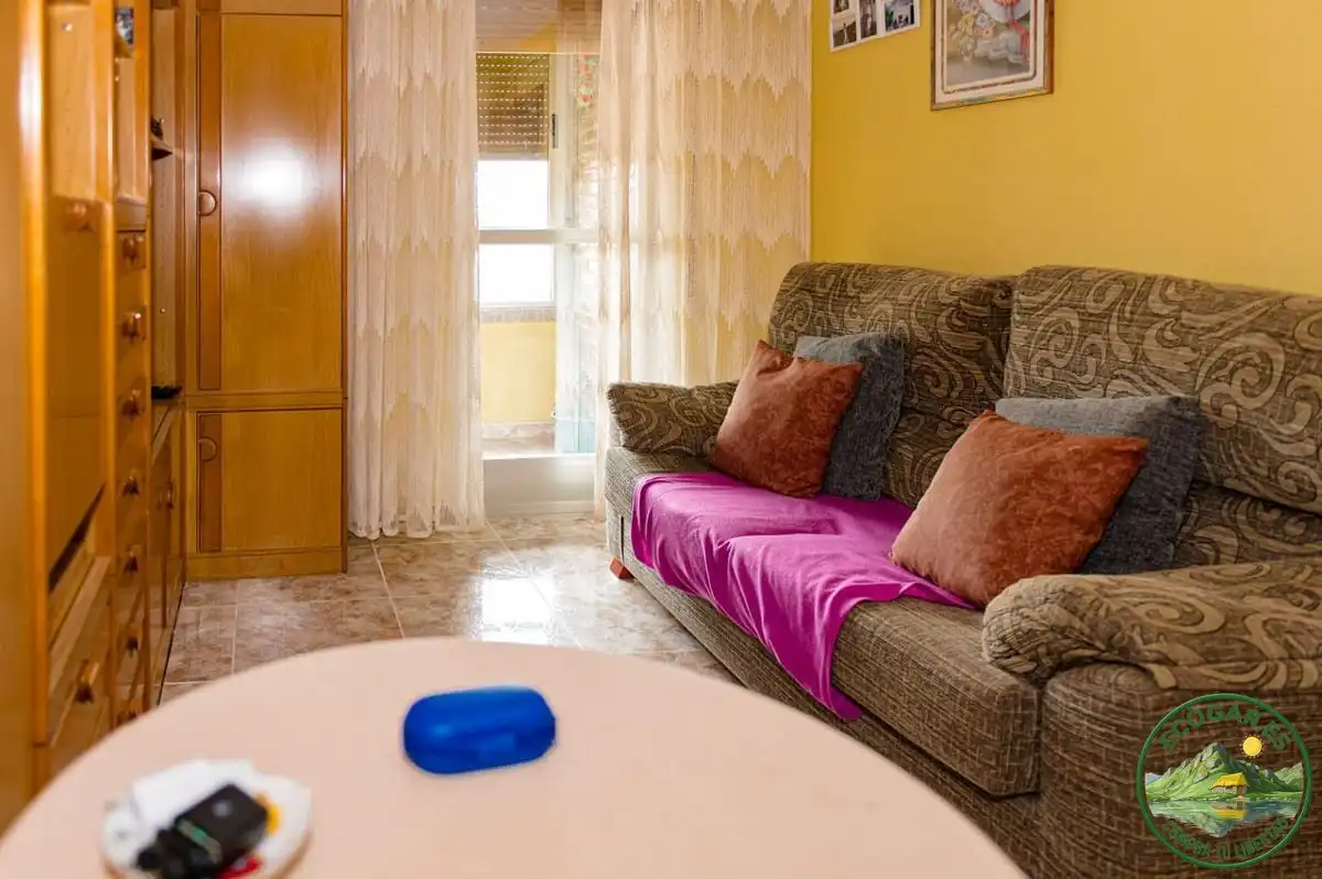 Living room of Flat for rent in Toreno  with Heating, Parquet flooring and Terrace