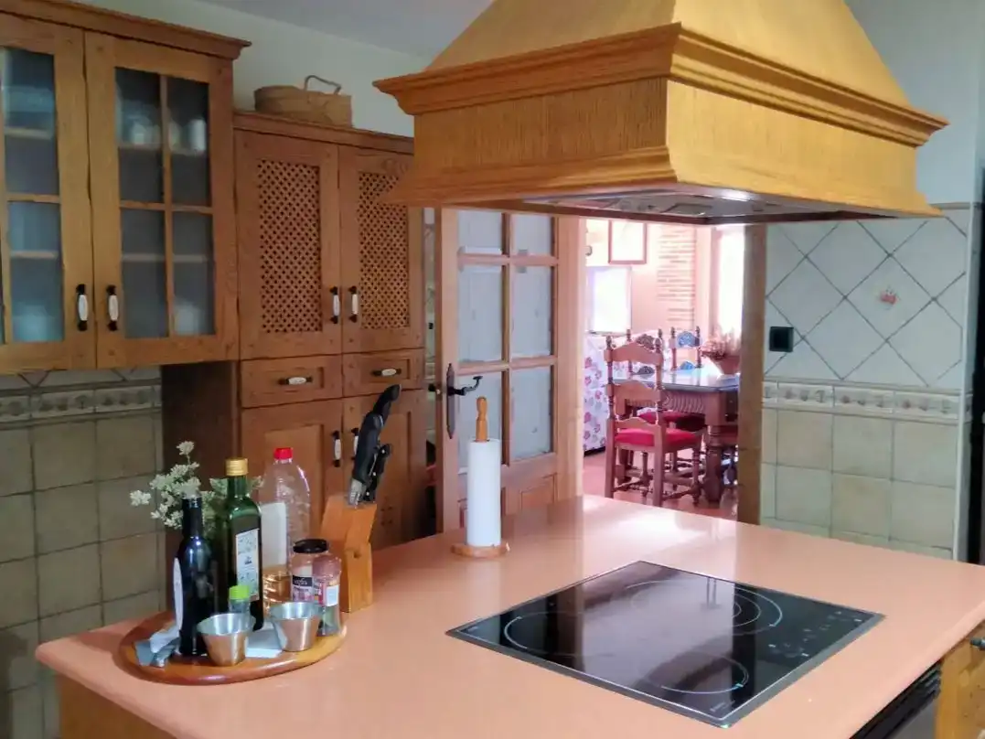 Cocina de Casa o chalet en venta en Yeste con Aire acondicionado, Jardín privado y Piscina