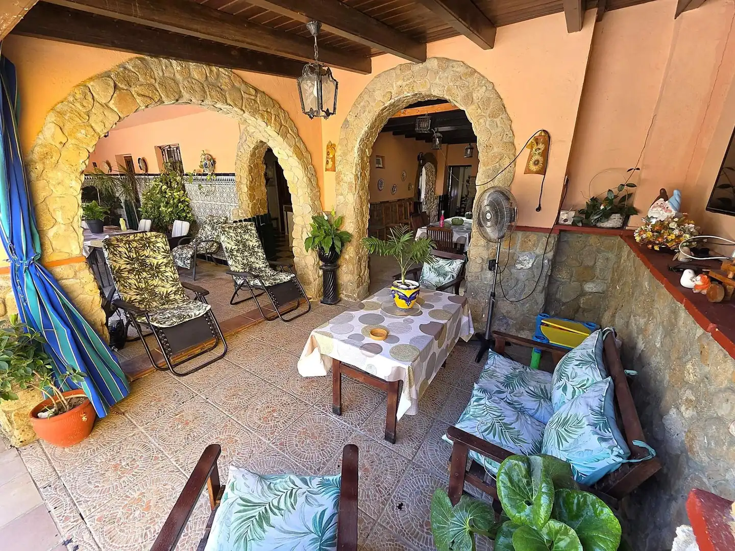 Terrasse von Haus oder Chalet zum Verkauf in Chiclana de la Frontera mit Privatgarten, Abstellraum und Schwimmbad