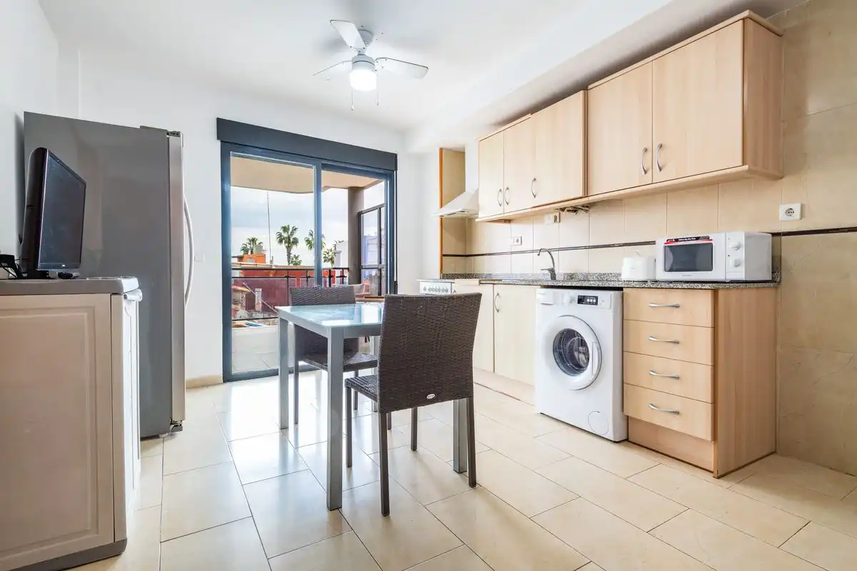 Kitchen of Flat for sale in Moncofa  with Heating, Terrace and Furnished
