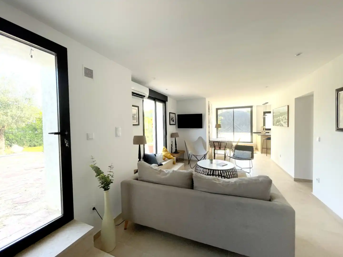 Sala de estar de Casa o chalet de alquiler en Jávea / Xàbia con Aire acondicionado, Calefacción y Jardín privado