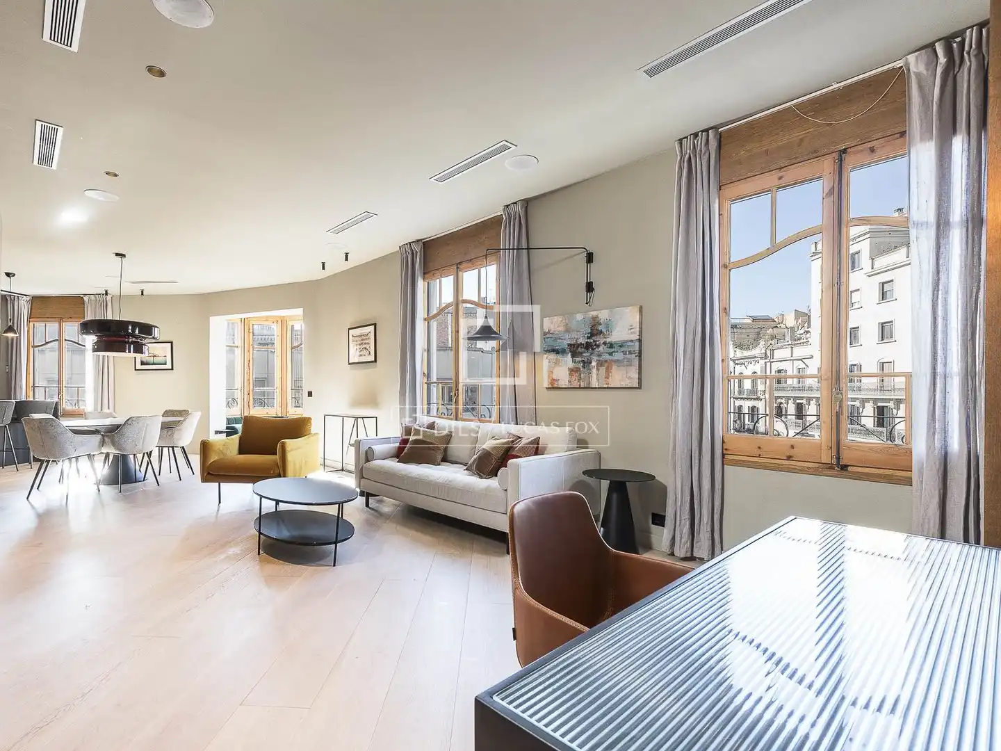 Living room of Flat for rent in Eixample