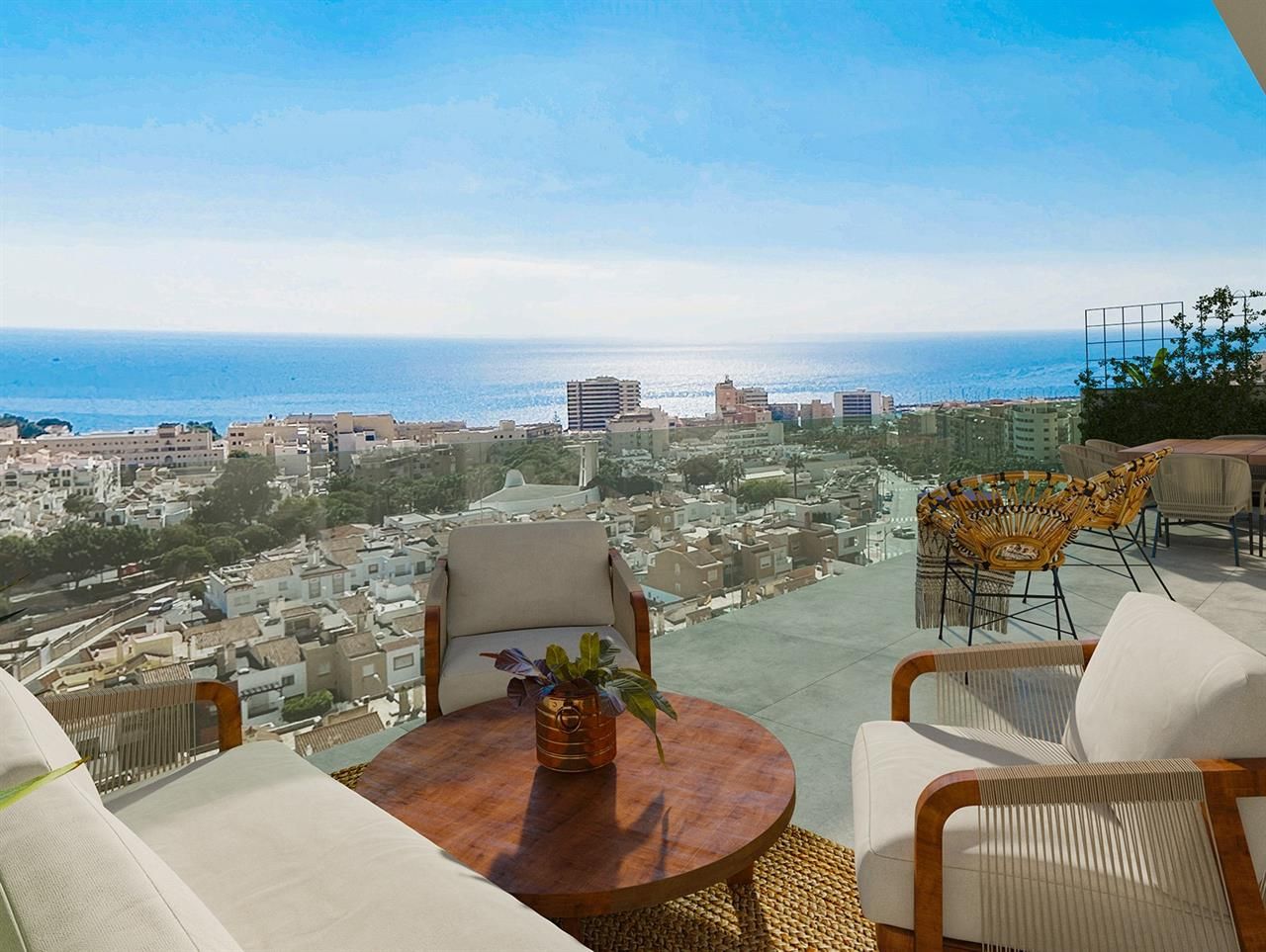 Terraza de Apartamento en venta en Roquetas de Mar con Terraza y Piscina