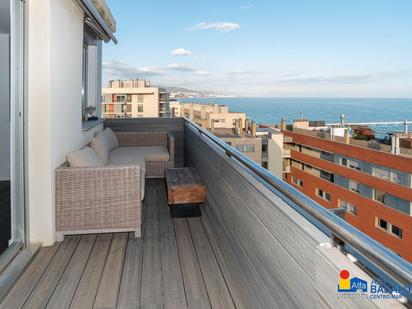 Terrace of Flat for sale in Badalona  with Heating, Terrace and Balcony