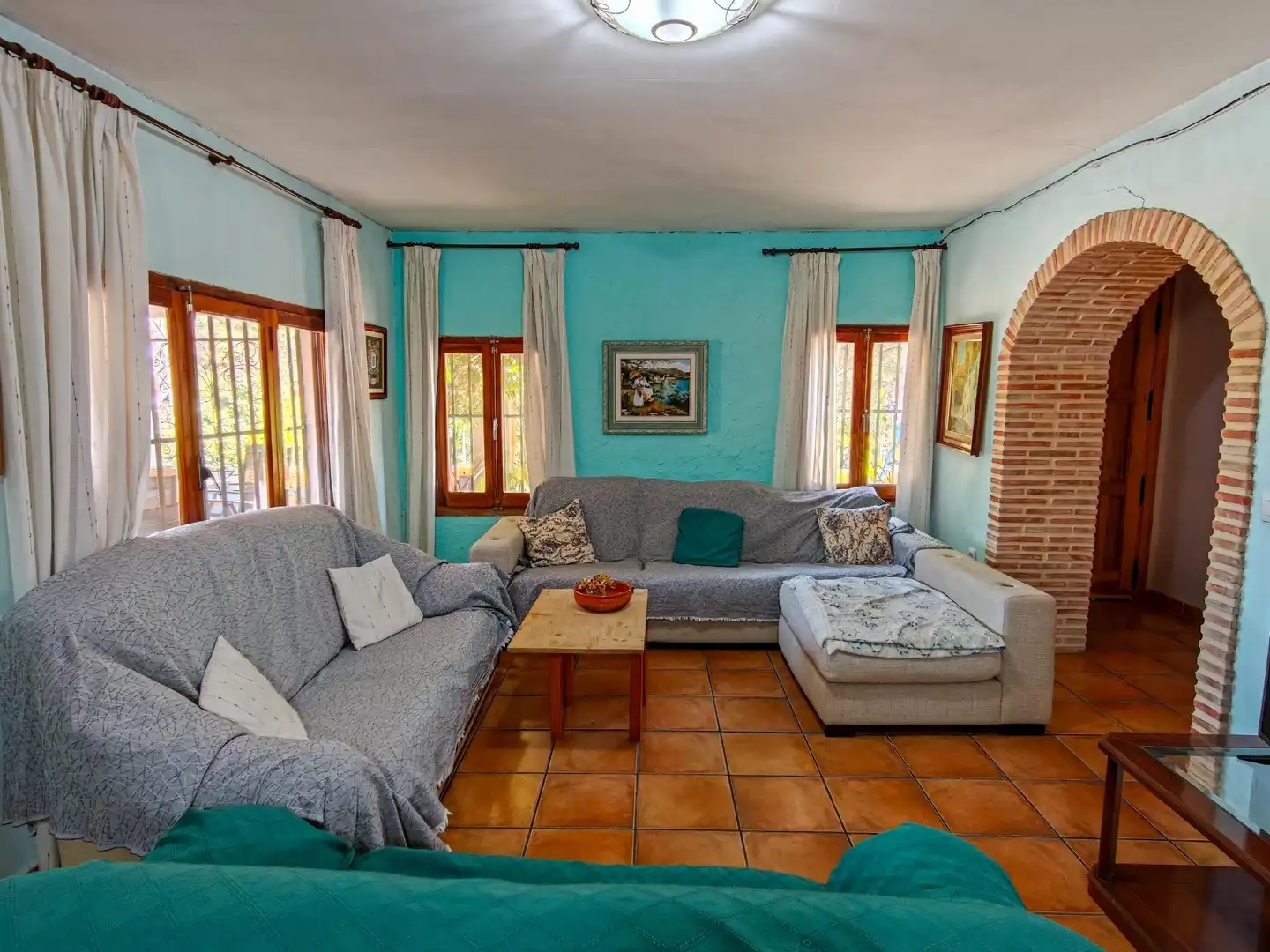 Living room of Houses for sale in Yátova  with Private garden, Terrace and Storage room