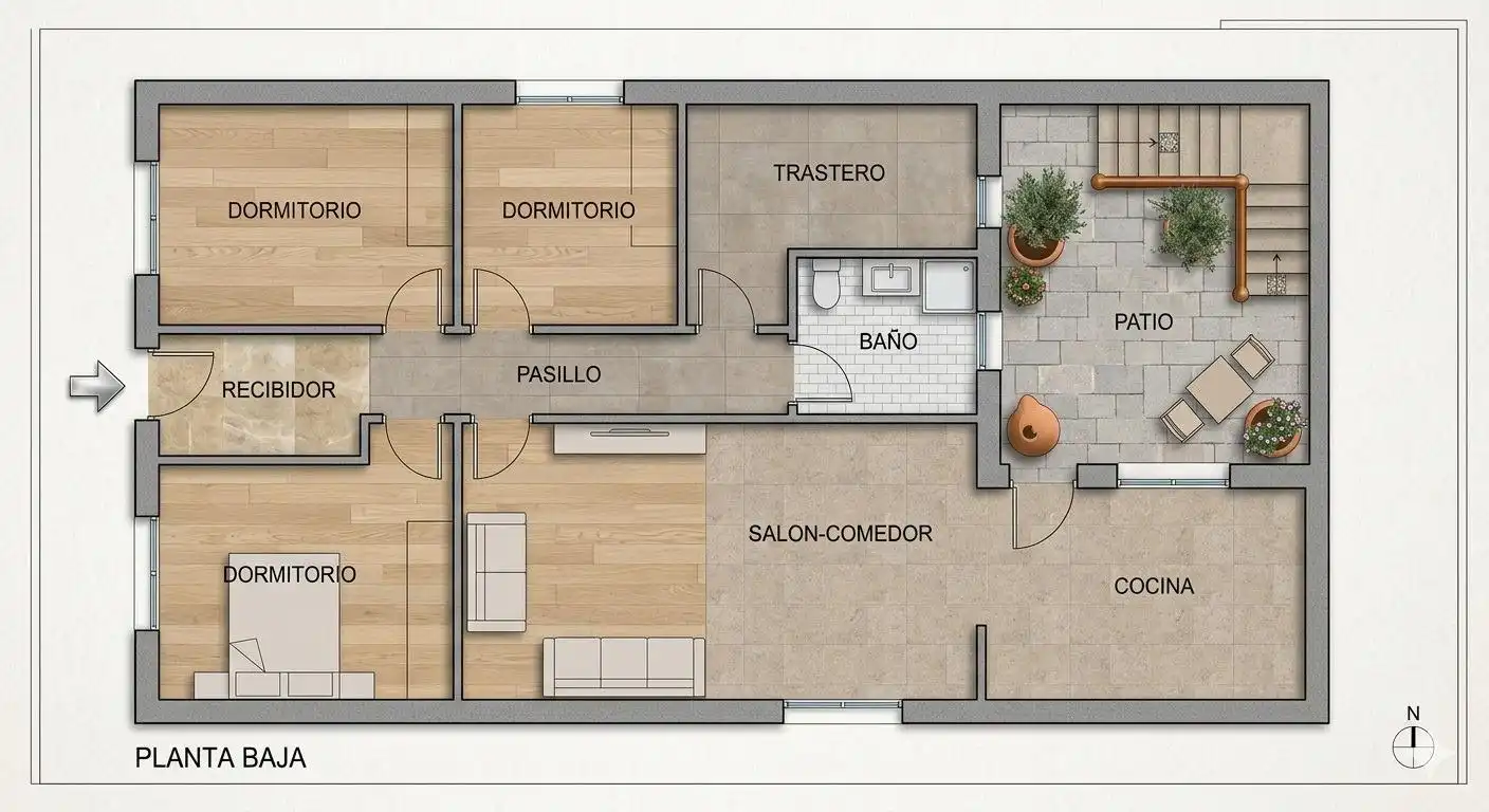 Casa o chalet en venta en Puertollano con Aire acondicionado, Terraza y Trastero