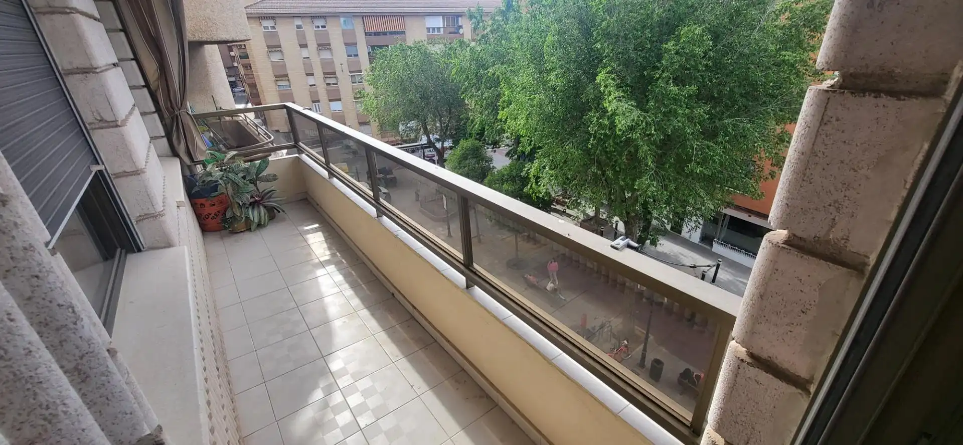 Balcony of Flat for rent in Albacete  with Heating, Furnished and Balcony