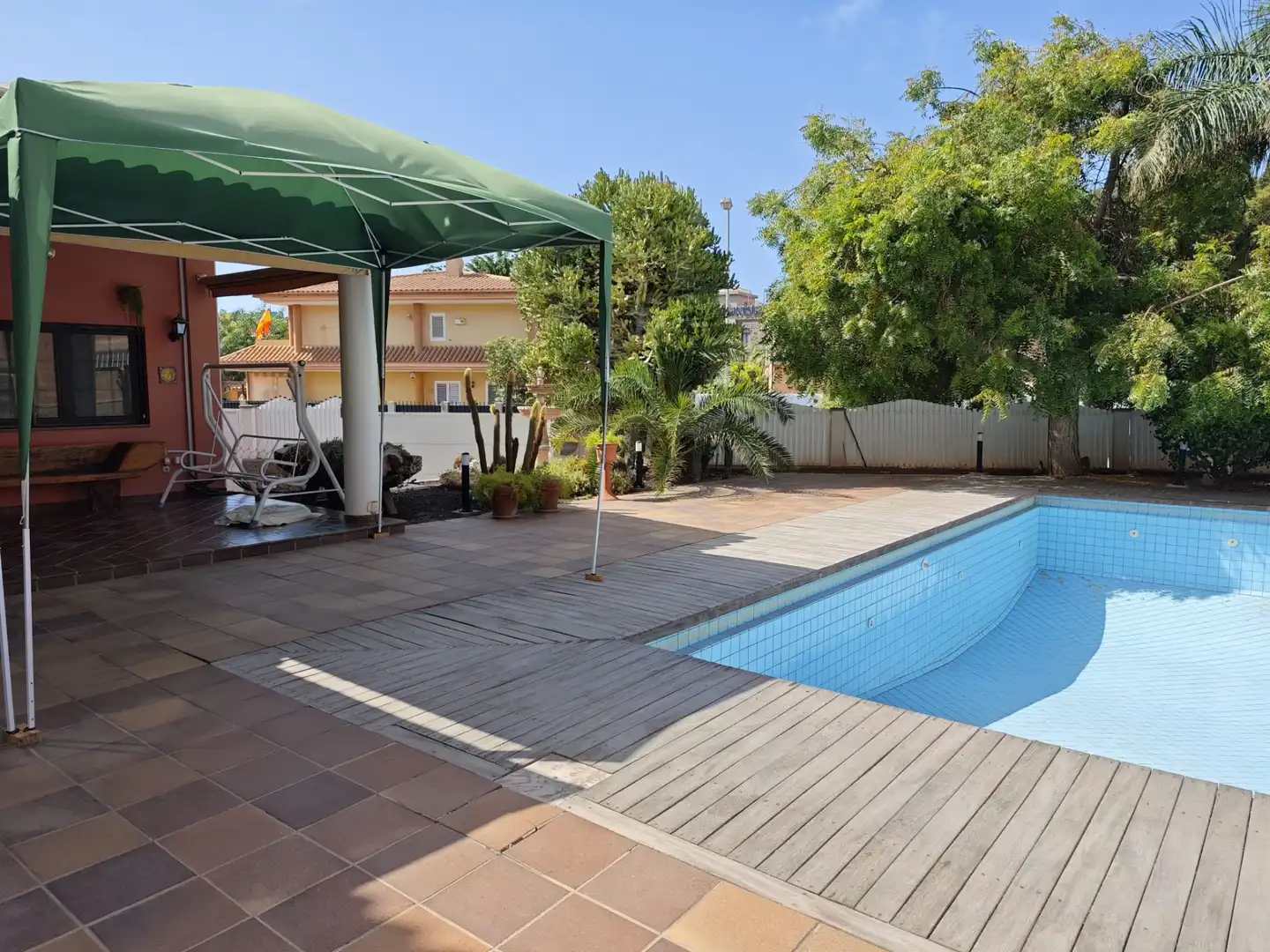 Piscina de Casa o xalet en venda en San Bartolomé de Tirajana amb Aire condicionat, Jardí privat i Terrassa