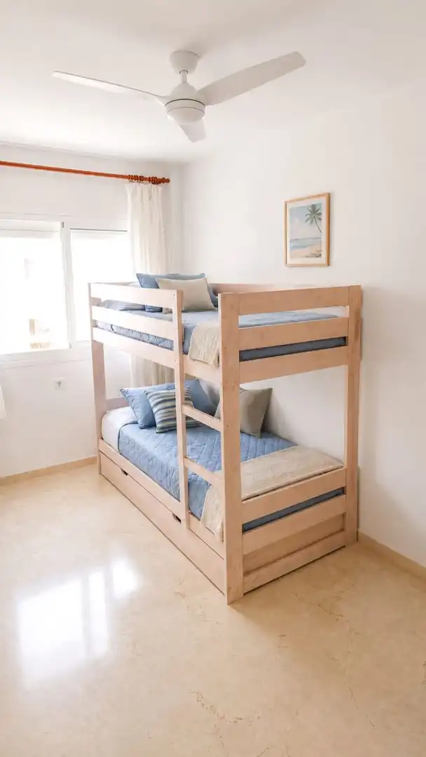 Bedroom of Apartments for rent in Sotogrande  with Air Conditioner, Terrace and Community pool