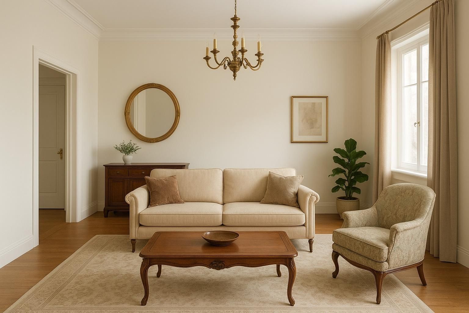 Living room of Flat for sale in  Madrid Capital  with Air Conditioner, Heating and Balcony