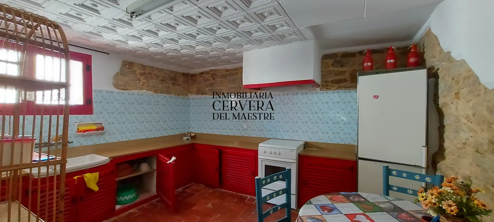 Cocina de Casa adosada en venta en Xert con Terraza
