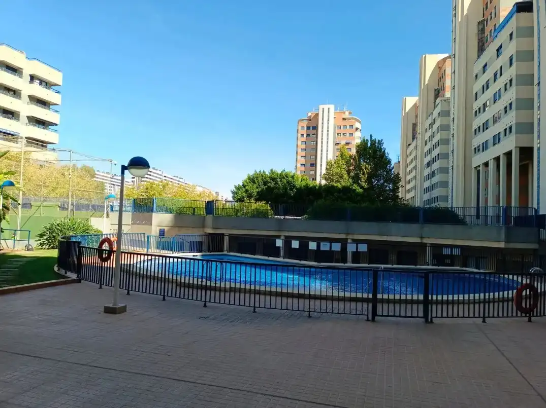 Swimming pool of Flat for rent in Valencia  with Air Conditioner, Oven and Microwave